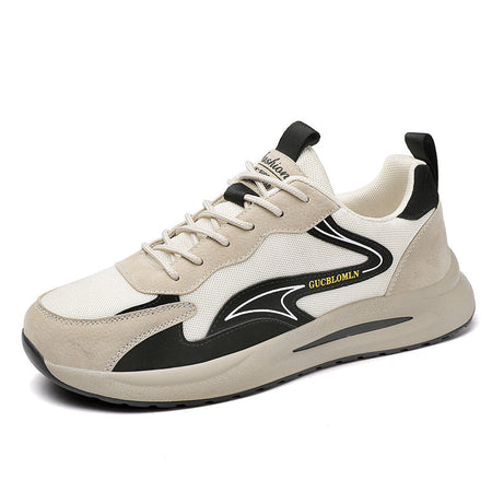 Jf-H92 Gray Blue men's sneakers - casual athletic shoes with cushioned comfortable sole