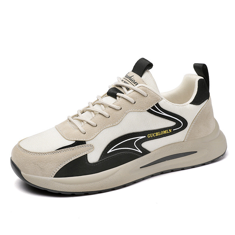 Jf-H92 Gray Blue men's sneakers - casual athletic shoes with cushioned comfortable sole
