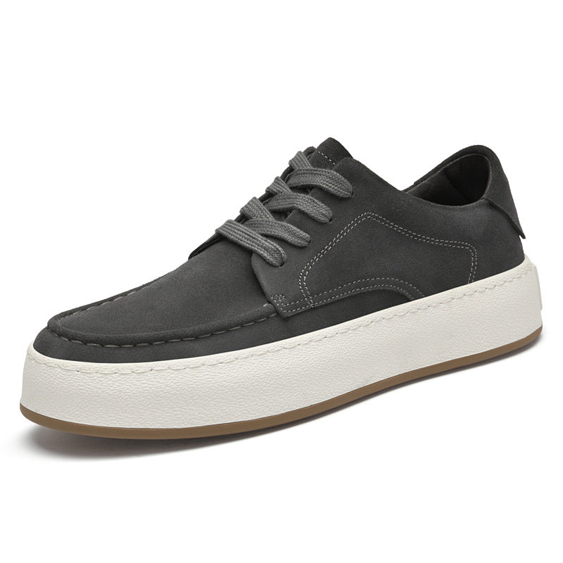 Nd- Gray men's sneakers - casual athletic shoes with cushioned comfortable sole