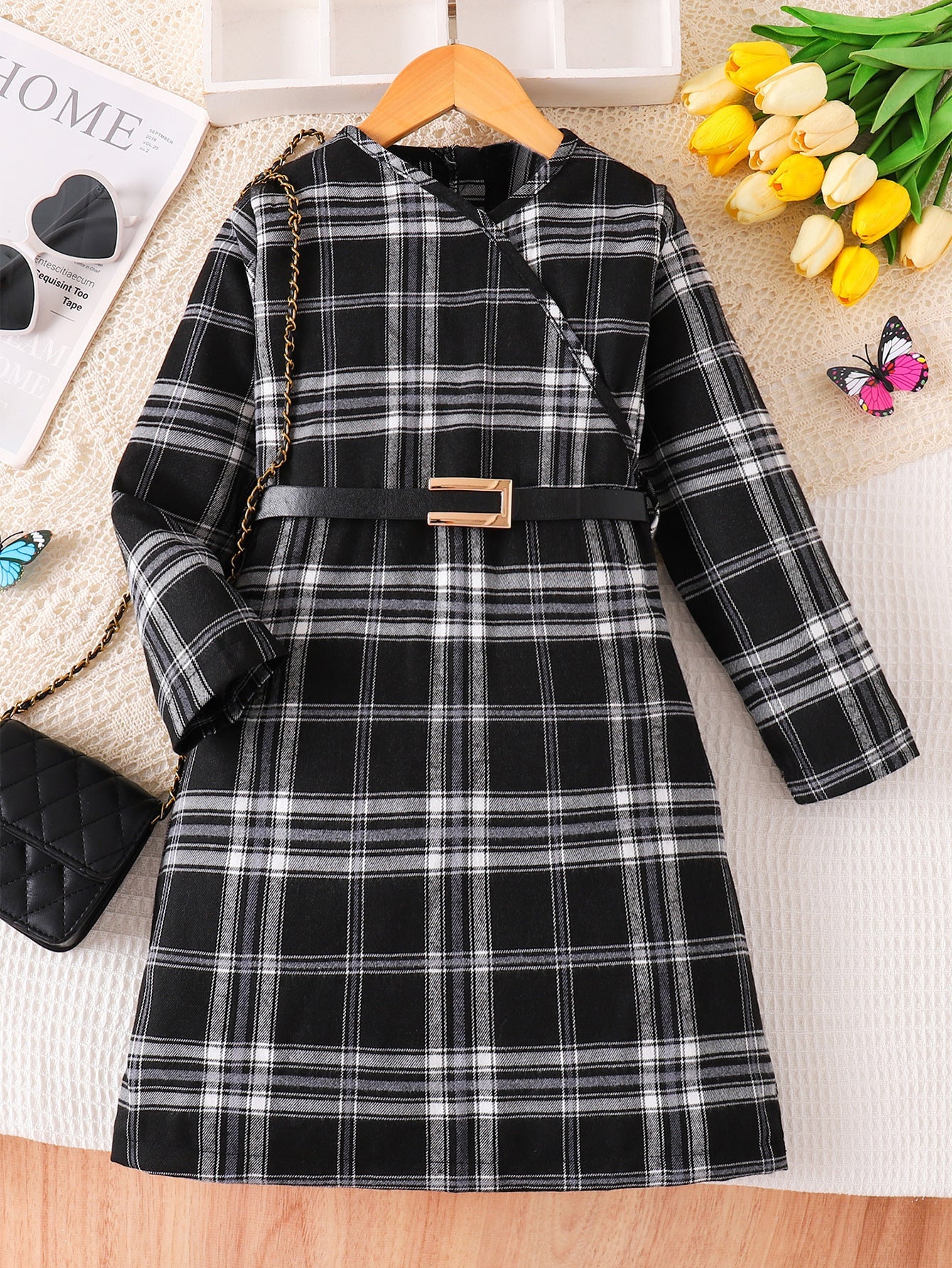 White girls princess summer dress for casual and seasonal wear