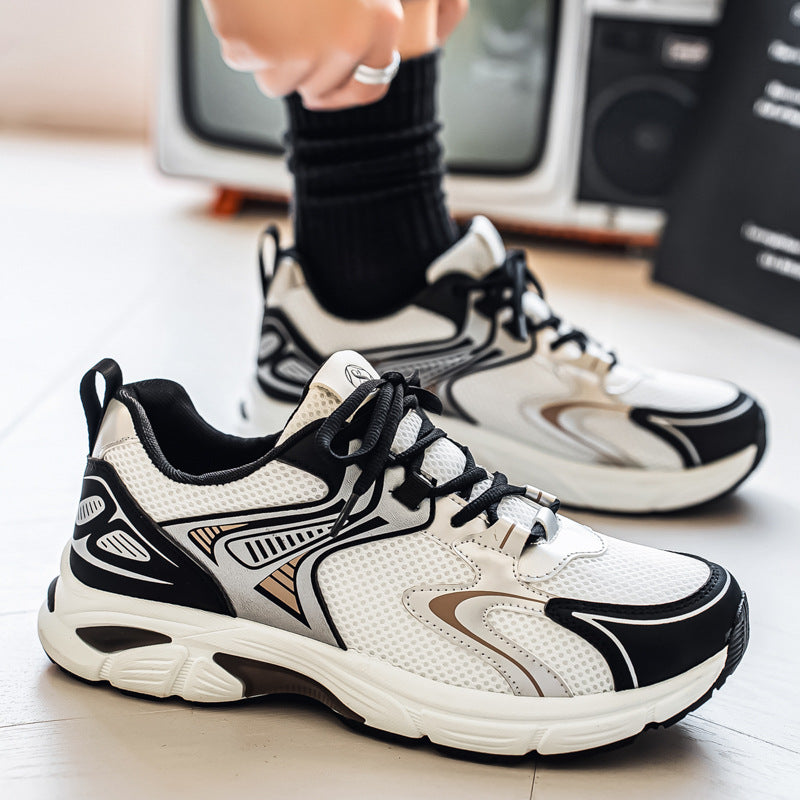 Men’s Mesh Breathable Low-Top Dad Casual Sneakers