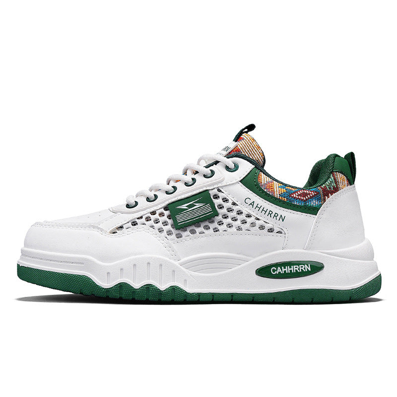 Men’s Korean Style Mesh Breathable Low-Top Sneakers
