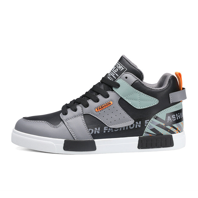 Men’s High-Top White Casual Sneakers
