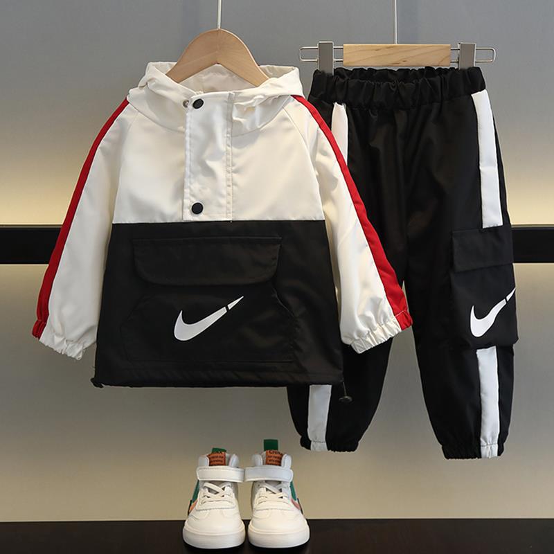 Premium Boys Autumn Two Piece Hooded Sports Suit Kids Set