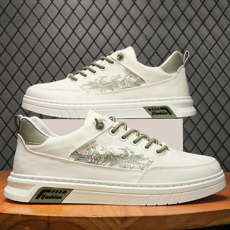 Men’s Ice Silk Breathable Low-Top Casual Sneakers