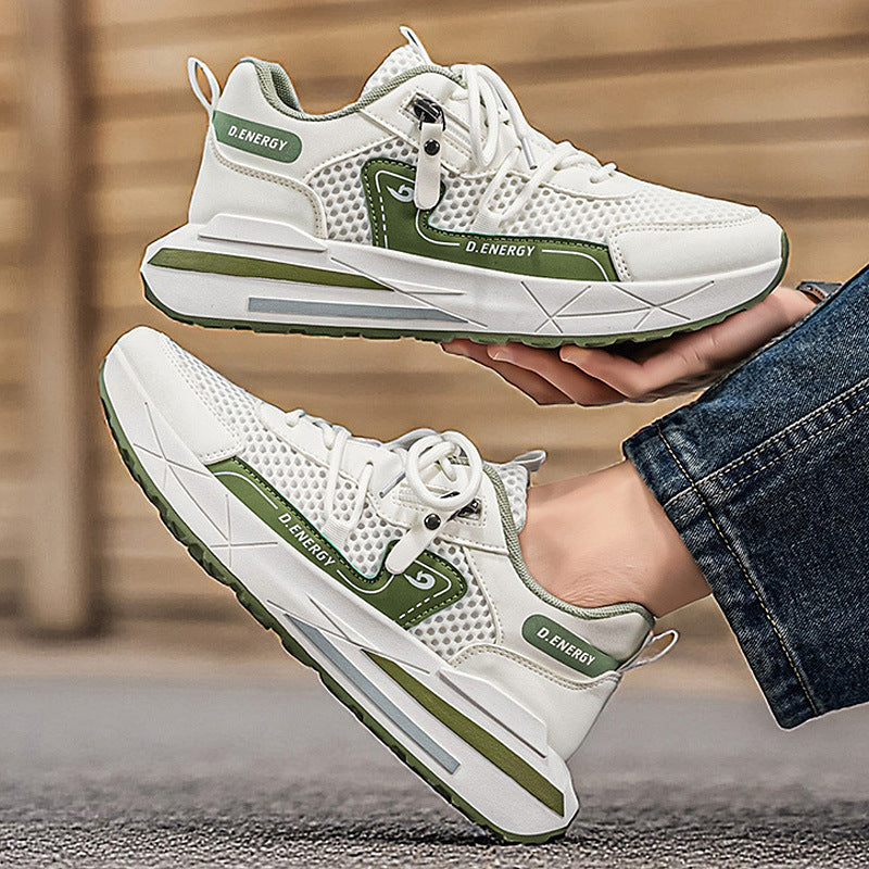 Men’s Mesh Breathable Thick-Soled Running Casual Sneakers