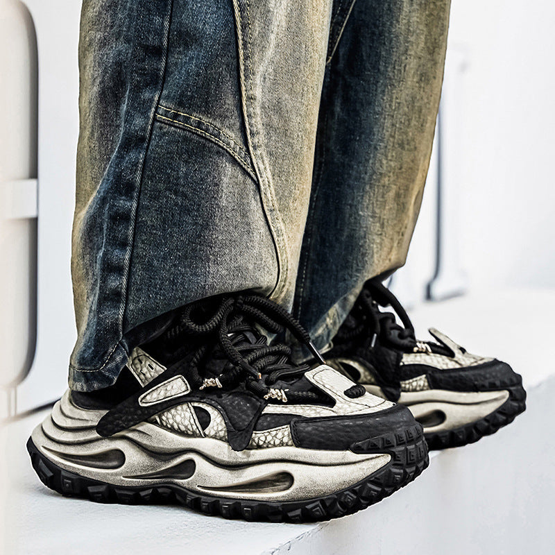 Men’s Korean Style Thick-Soled Casual Sneakers