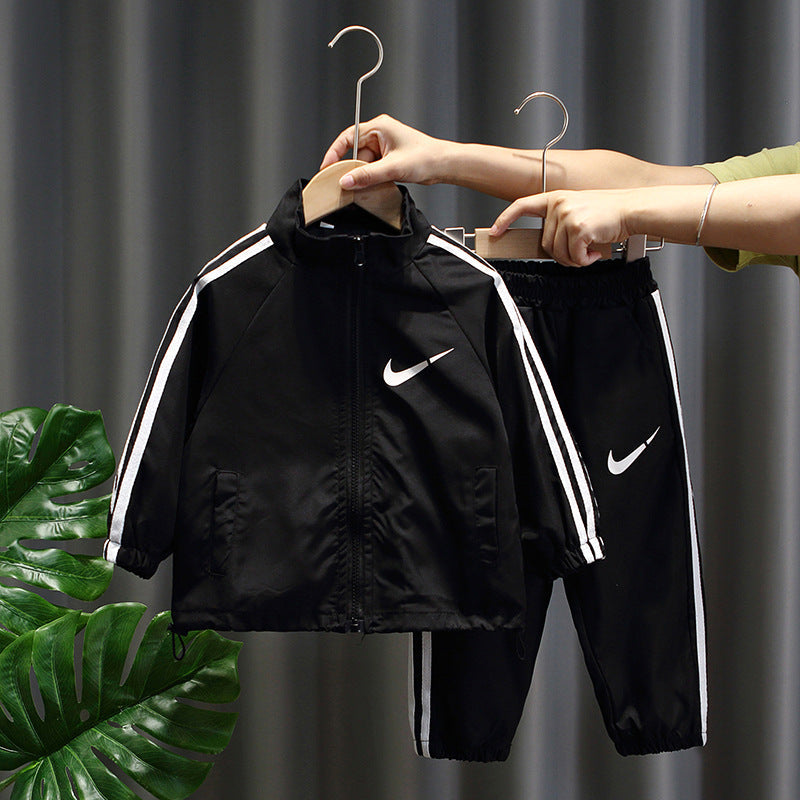 Premium Boys Autumn Sports Two Piece Set Street Style Kids Outfit