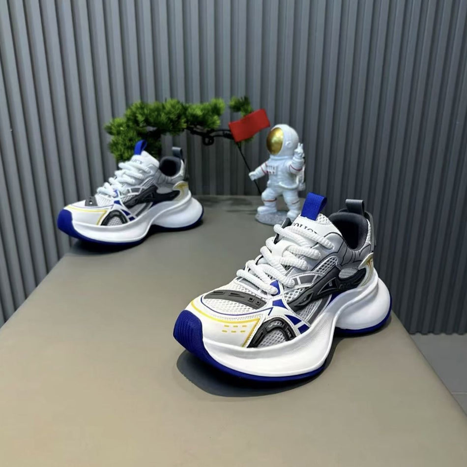 Men’s Korean Style Platform Mesh Casual Running Sneakers