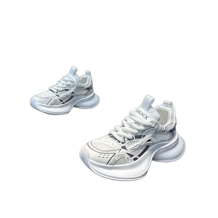 Men’s Korean Style Platform Mesh Casual Running Sneakers