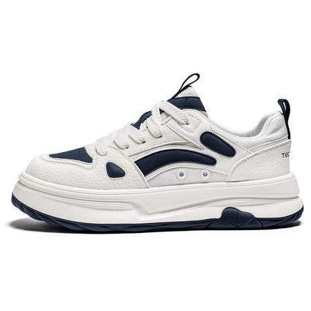Men’s White Low-Top Casual Sneakers