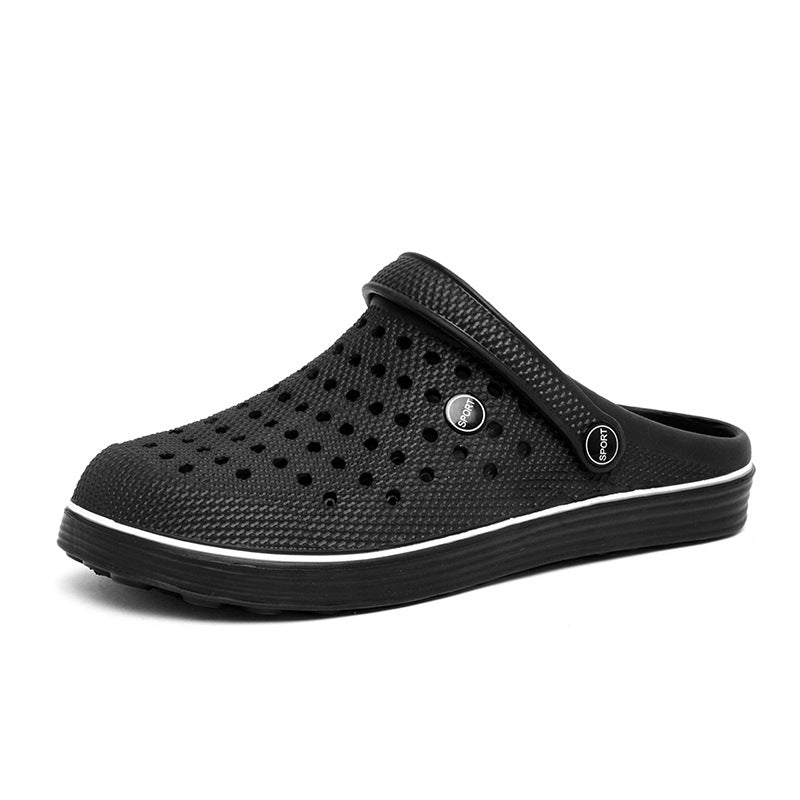 Men’s Breathable Hollow Beach Sandals Lightweight Clogs