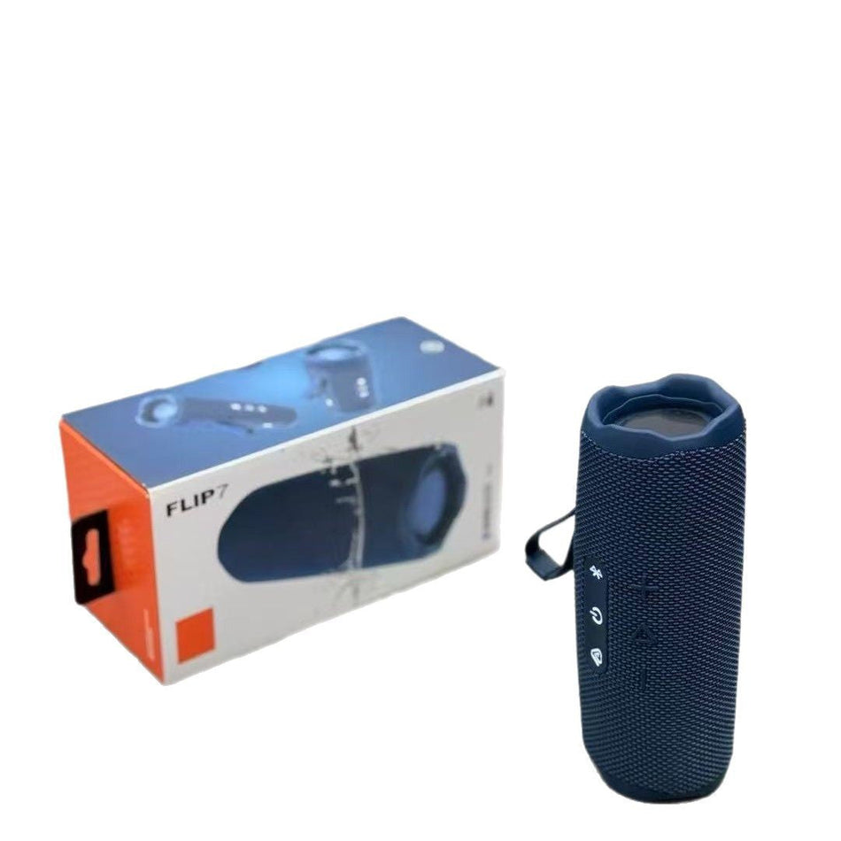 7th Gen Bluetooth Speaker Car Subwoofer Card Support in Blue