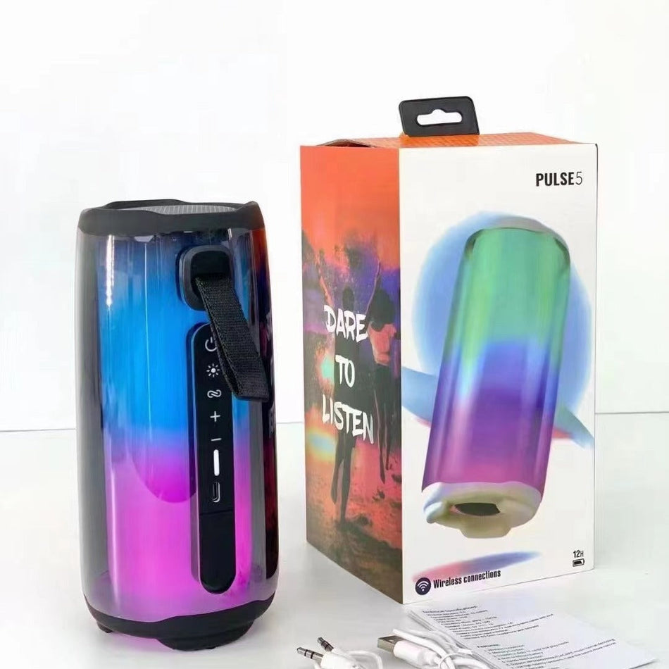 Pulse5 RGB Acrylic Bluetooth Speaker Color Light Portable