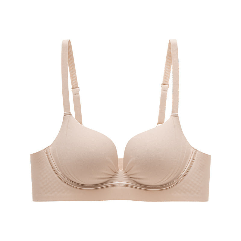 Seamless 3D-Contoured Push Up Bra with Architectural Back Design
