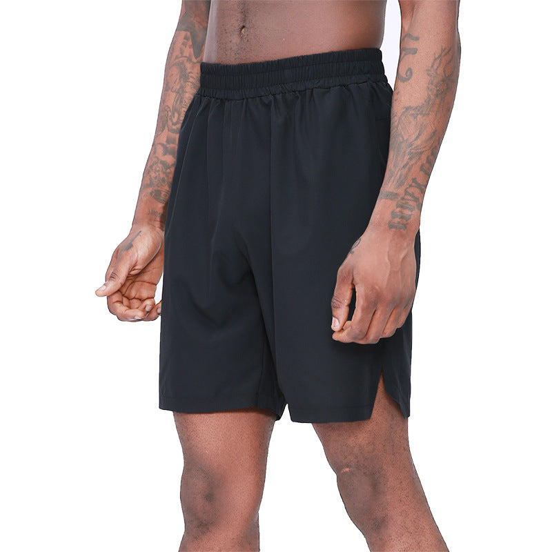 Blue men's shorts - casual shorts with elastic waistband for active and leisure wear