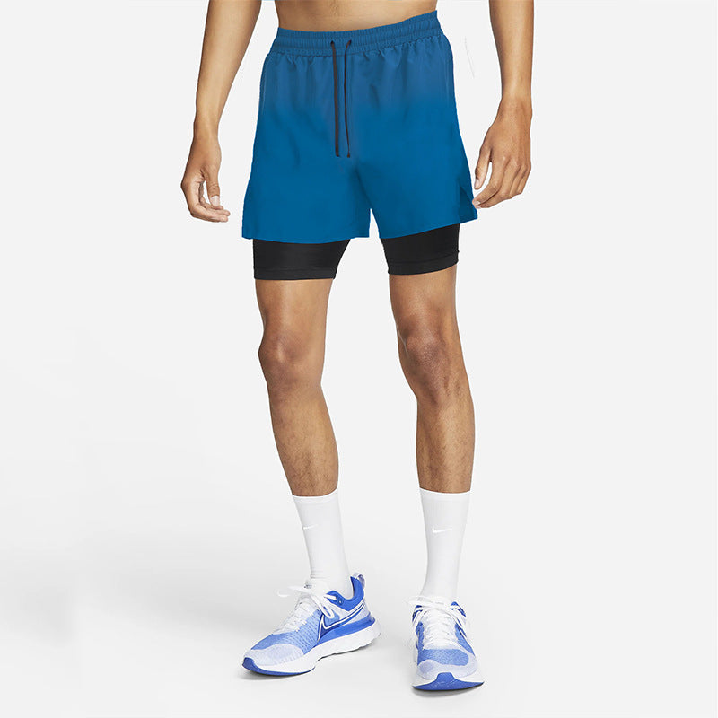 Grey men's shorts - casual shorts with elastic waistband for active and leisure wear