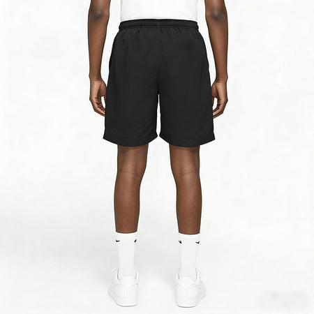 Black men's shorts - casual shorts with elastic waistband for active and leisure wear