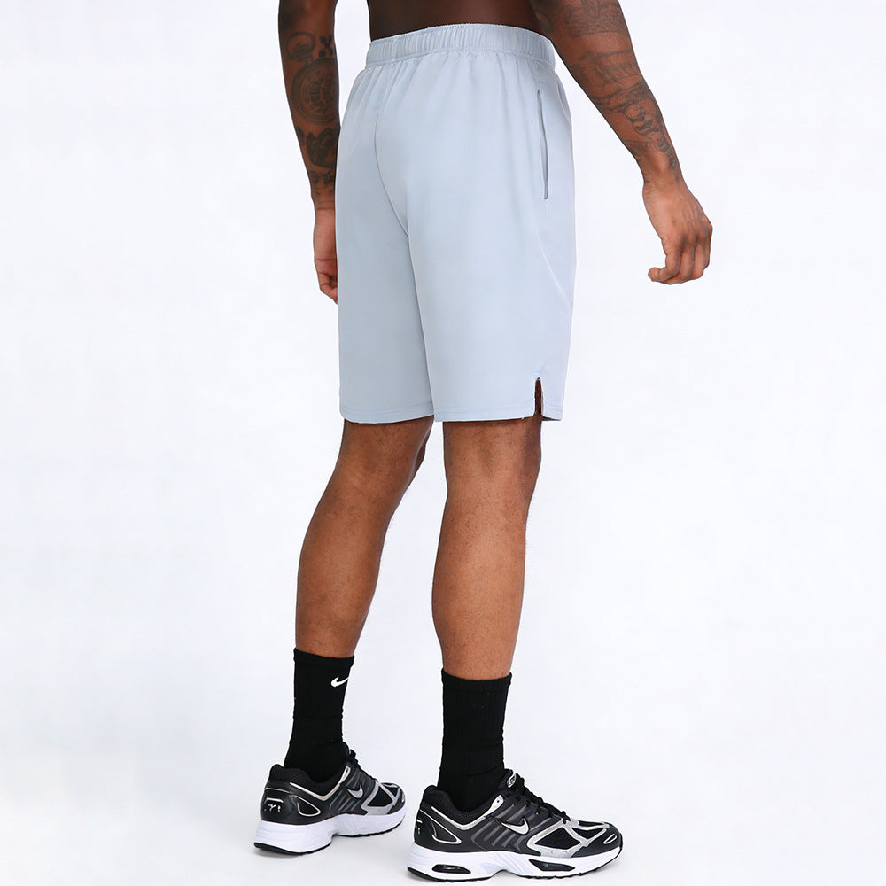 Black men's shorts - casual shorts with elastic waistband for active and leisure wear