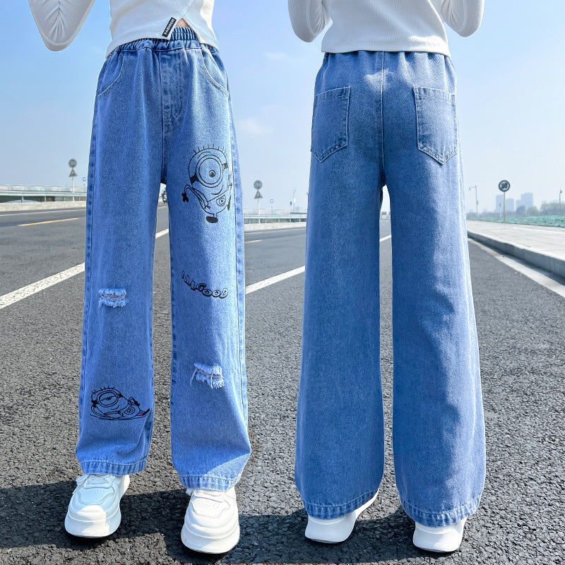 girls jeans with comfortable fit for everyday wear