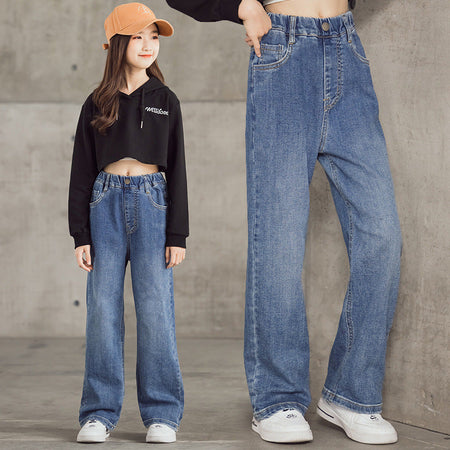 girls jeans with comfortable fit for everyday wear