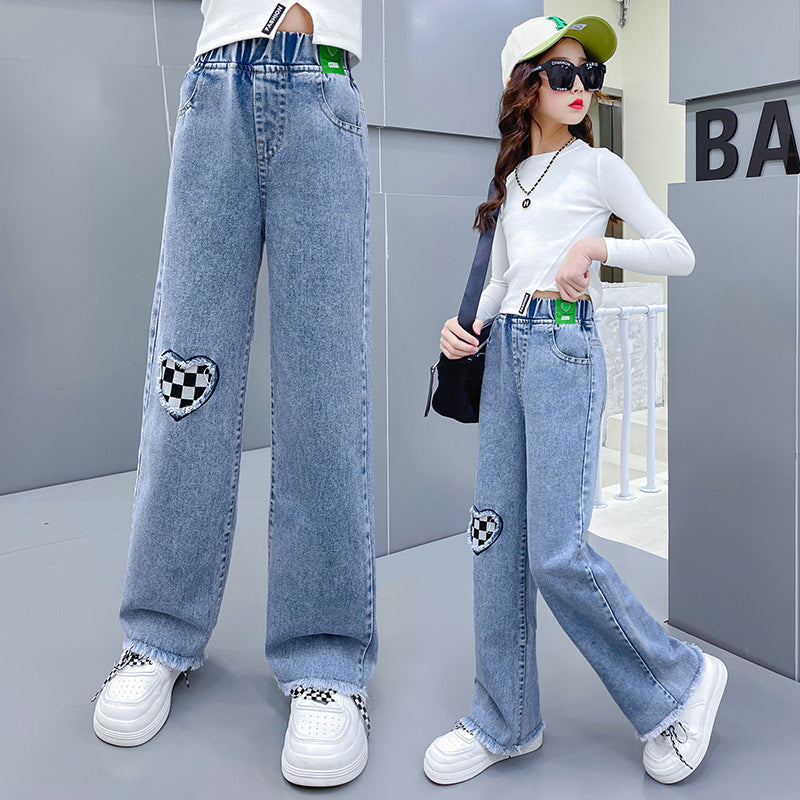 girls jeans with comfortable fit for everyday wear