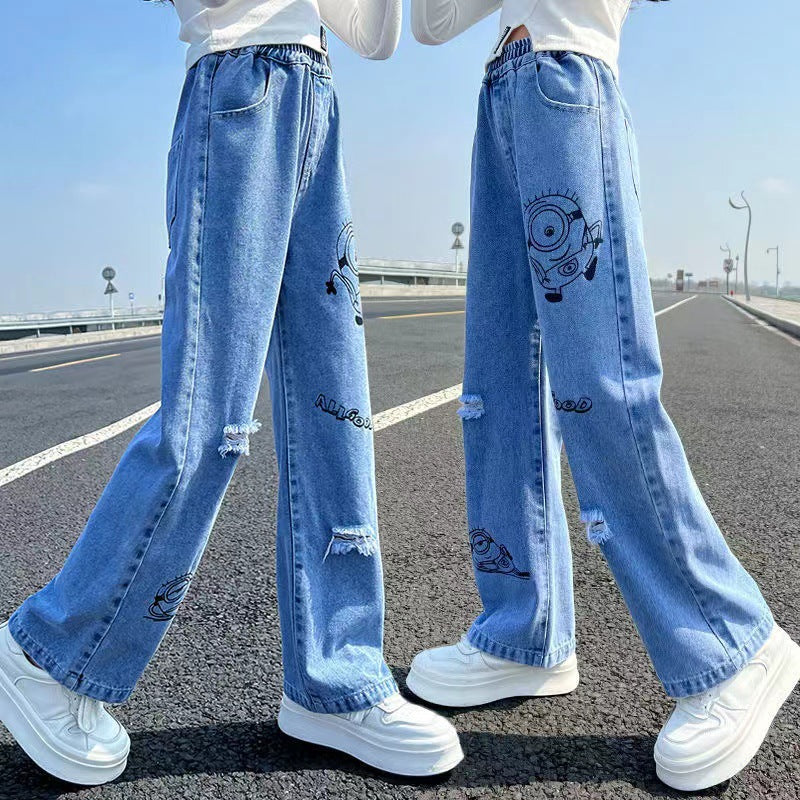 girls jeans with comfortable fit for everyday wear