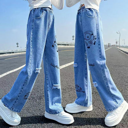 girls jeans with comfortable fit for everyday wear