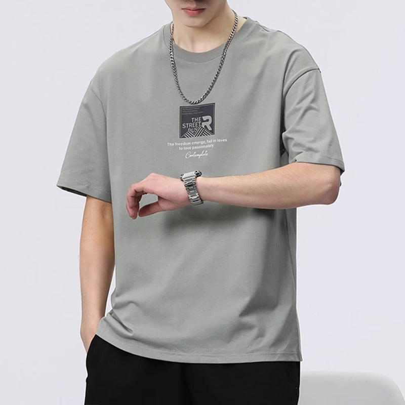 Men’s Cotton Casual Short Sleeve T-Shirt