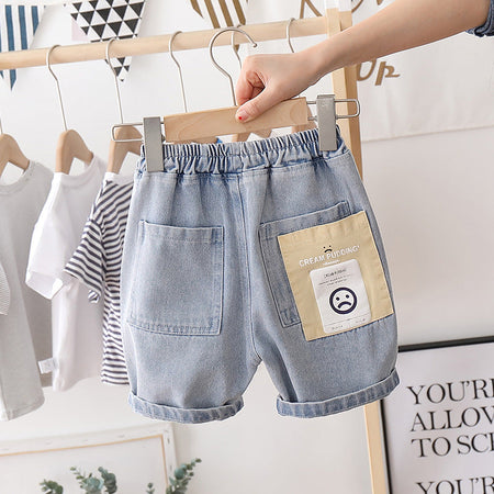 girls denim shorts for summer casual wear with comfortable relaxed fit