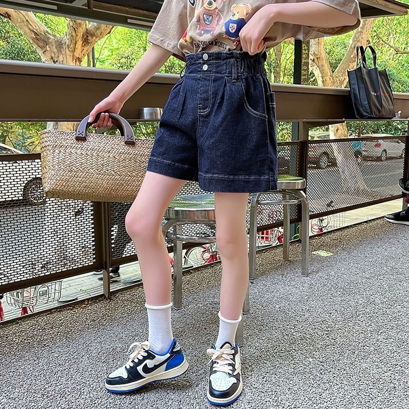 Children Girls’ Thin Denim Hot Pants for Summer