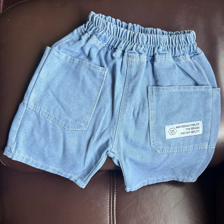 girls denim shorts for summer casual wear with comfortable relaxed fit