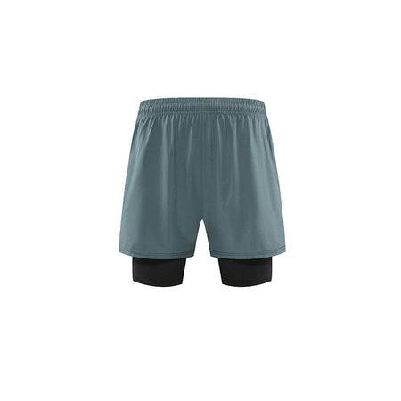 Men's Double-Layer Compression Performance Training Shorts