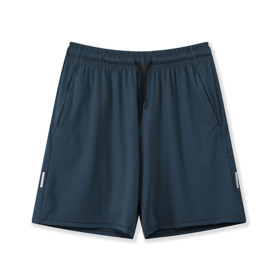 Men's Woven Plaid High-Waist Quick-Dry Training Shorts