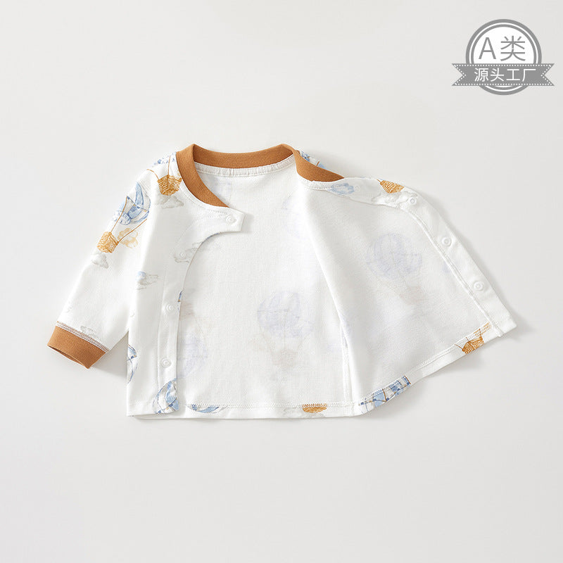 Baby Cotton Long Sleeve Suit Cartoon Animal Newborn Outfit Set