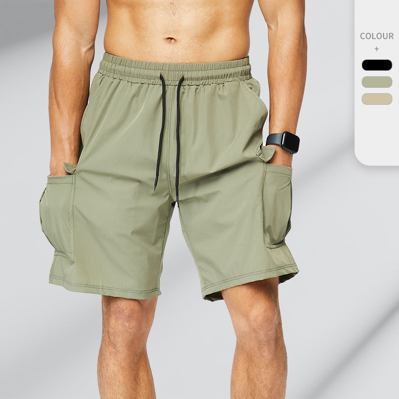 Men's High-Waist Technical Workwear Sports Training Shorts
