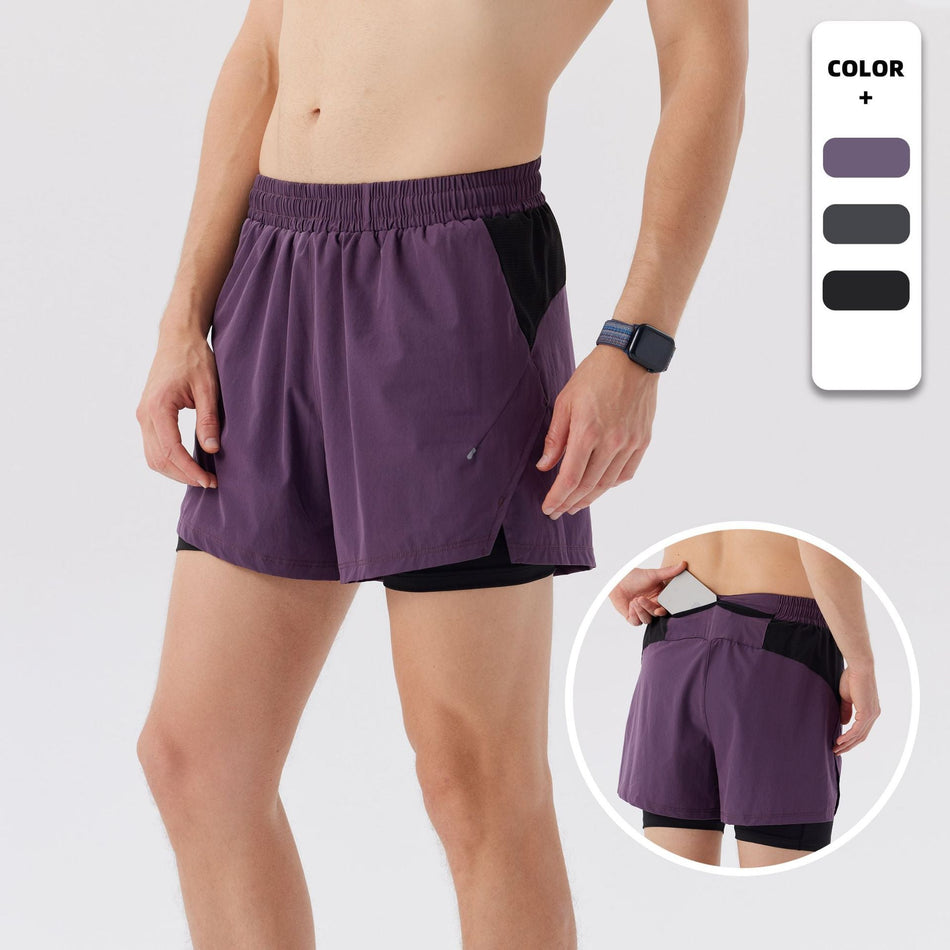 Men's High-Performance Three-Point Quick-Dry Running Shorts