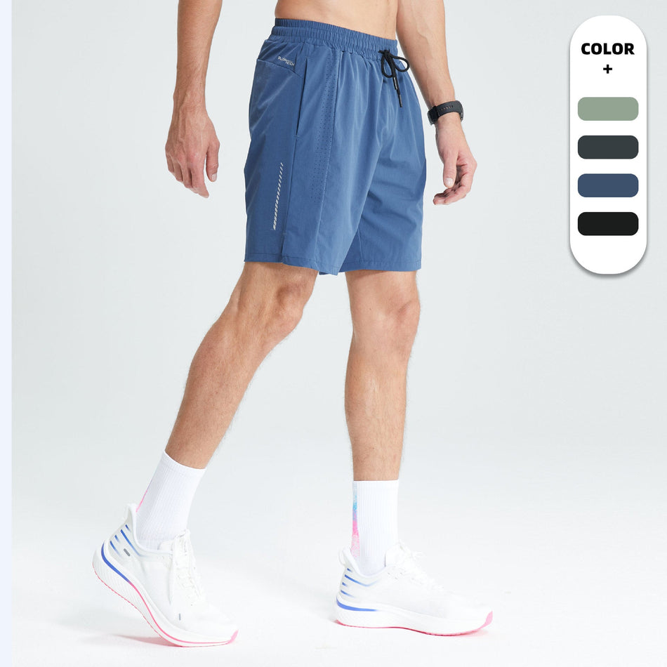 Men's Mesh Printed Quick-Dry American Style Training Shorts