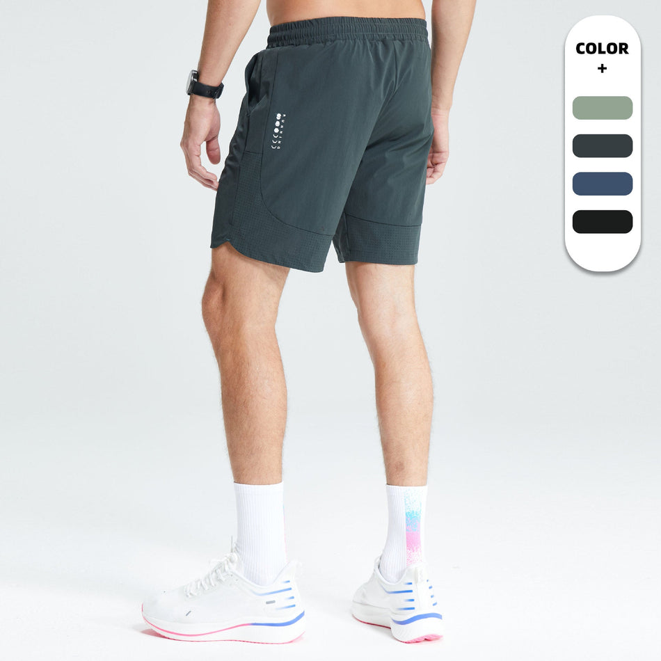 Men's Mesh Inset Quick-Dry Performance Training Shorts