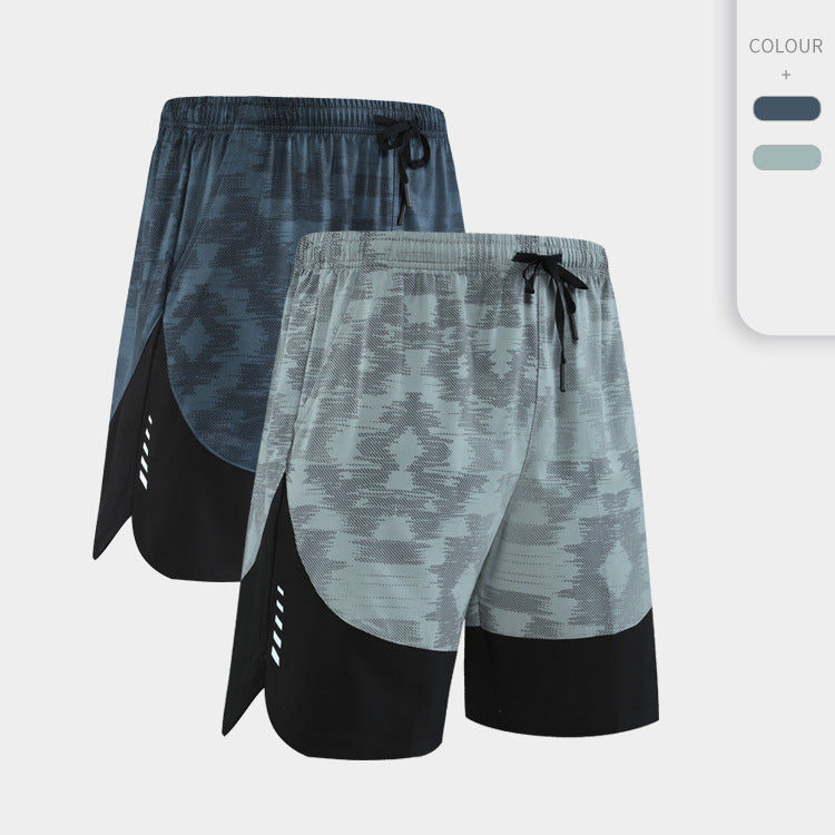 Men's Colorblock Performance Training and Running Shorts