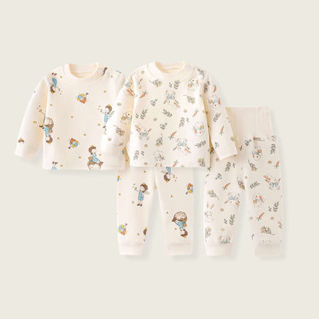 girls two-piece summer outfit set for casual everyday wear