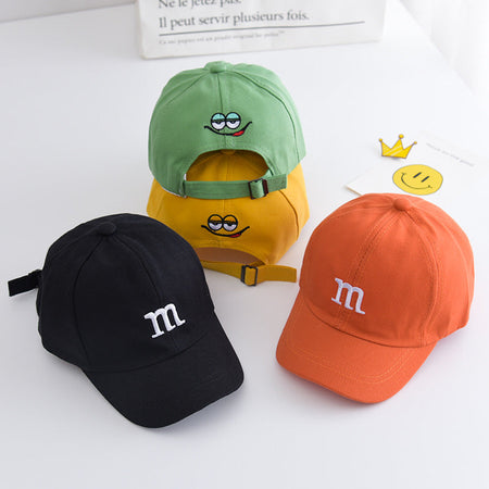 Black kids sun hat with breathable design for outdoor summer and beach wear