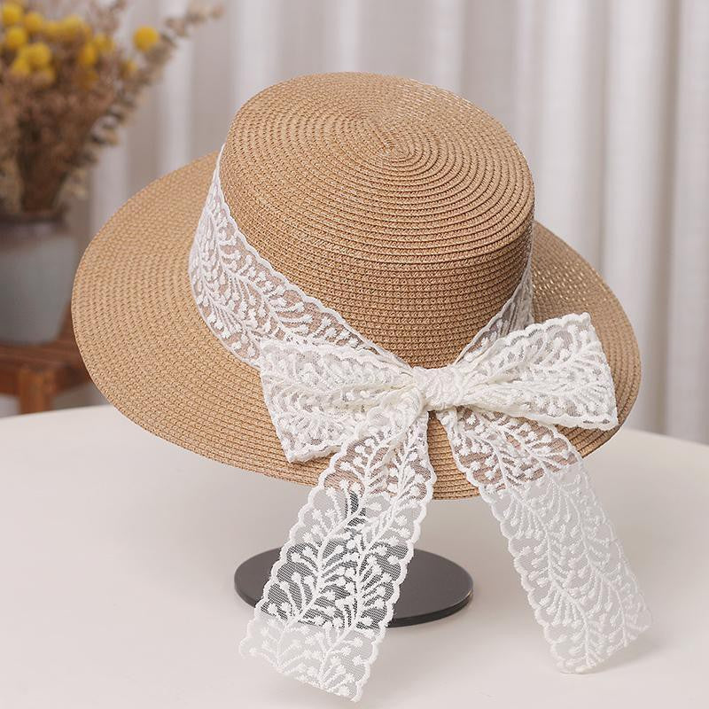 Khaki kids sun hat with breathable design for outdoor summer and beach wear