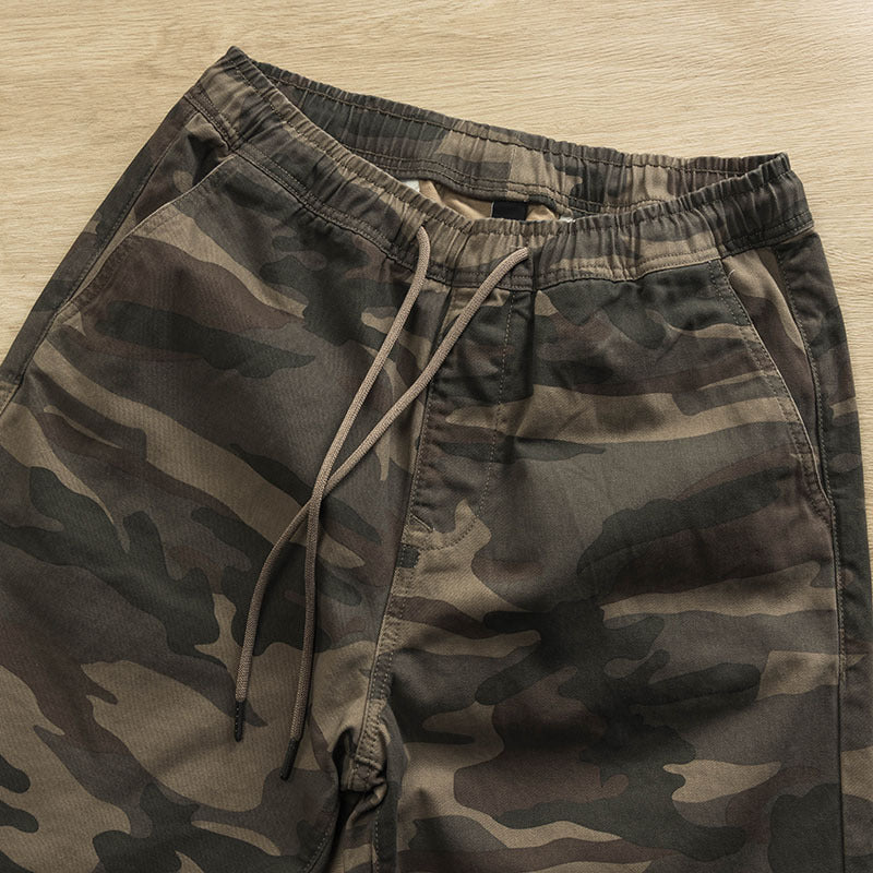 Men's Hong Kong Style Camouflage Workwear Shorts