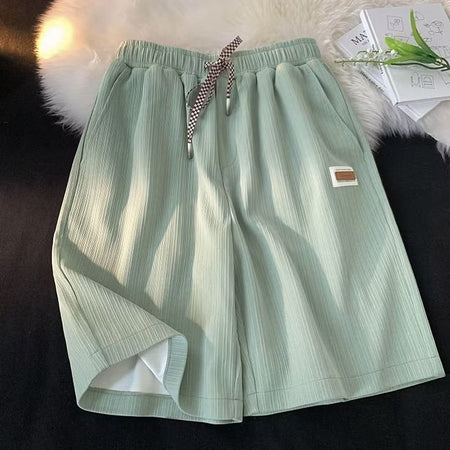 Men's Japanese Fashion Loose Wide-Leg Summer Sports Shorts