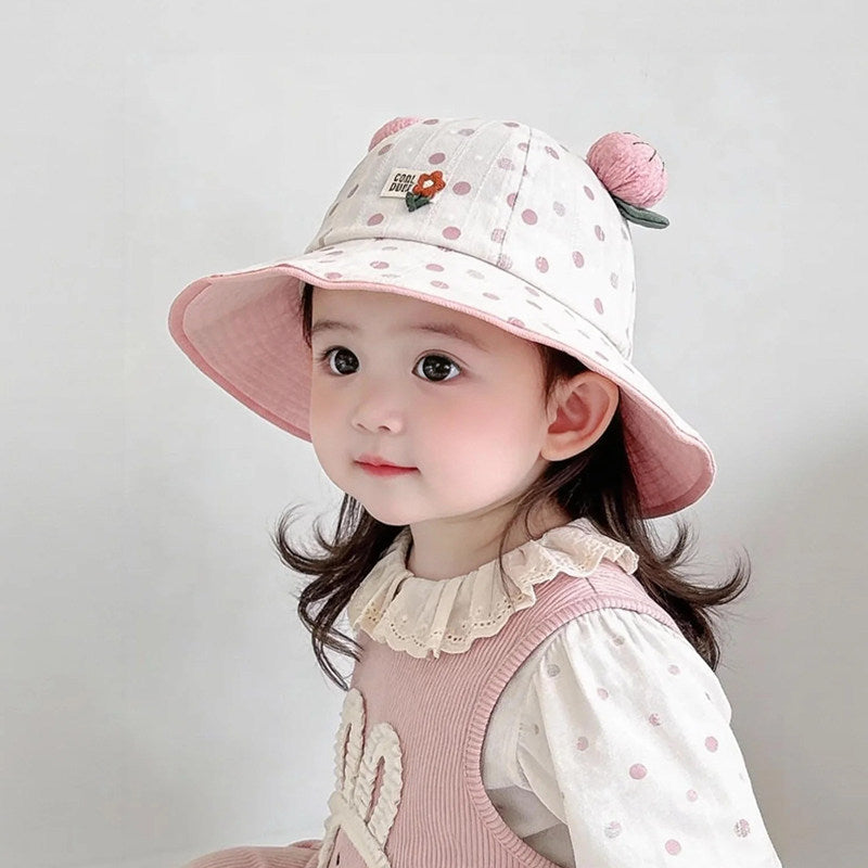 Baby Bucket Hat Spring Summer Sun Protection Cap for Kids