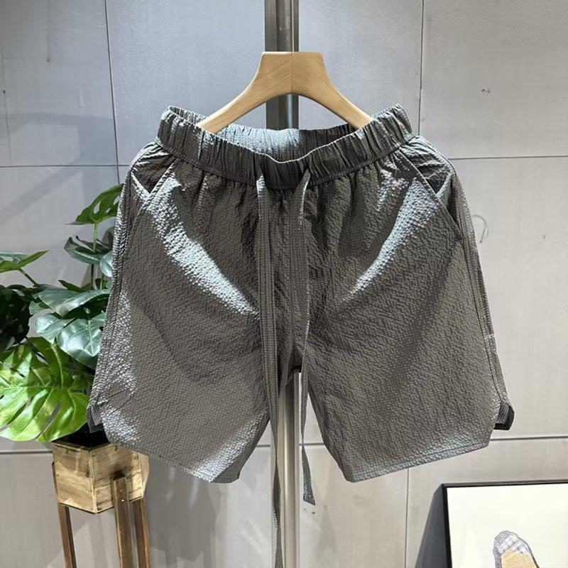 Men's Quick-Drying Seersucker Summer Beach Shorts