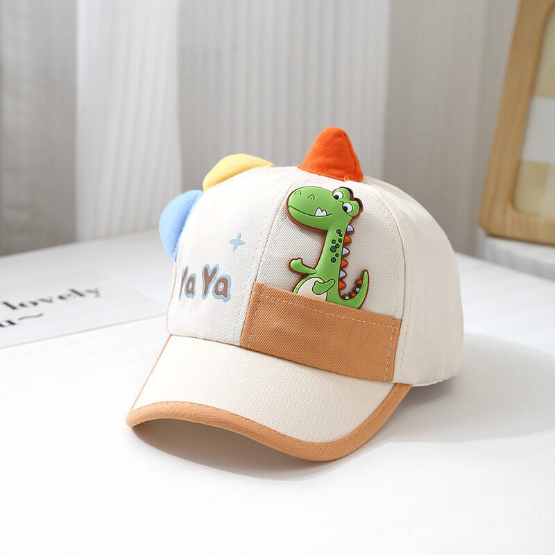 Baby Dinosaur Baseball Cap Sun Protection Wide Brim Kids Hat