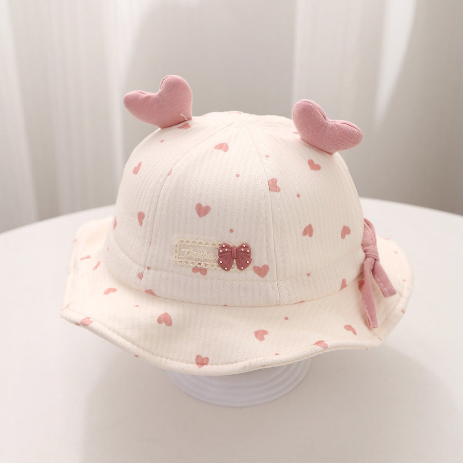 Baby Bucket Sun Hat Soft Brim Cotton Blend Fisherman Cap