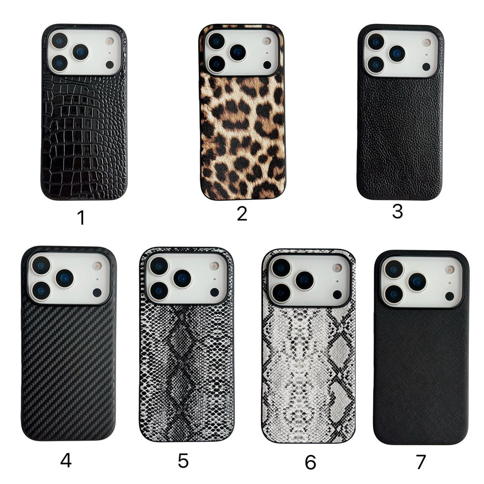 iPhone 17 Pro Max Premium Texture Leather-Style Protective Case